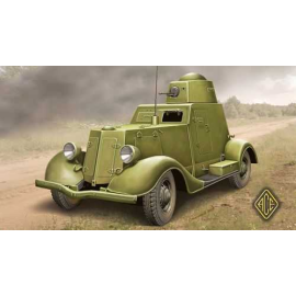 Maquette BA-20 light armored car, late production