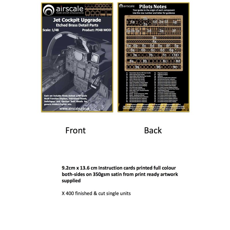 Instrumentation de cockpit et écrans multi fonctions, sièges éjectables et marquises pour les deux avions américains et moderne 