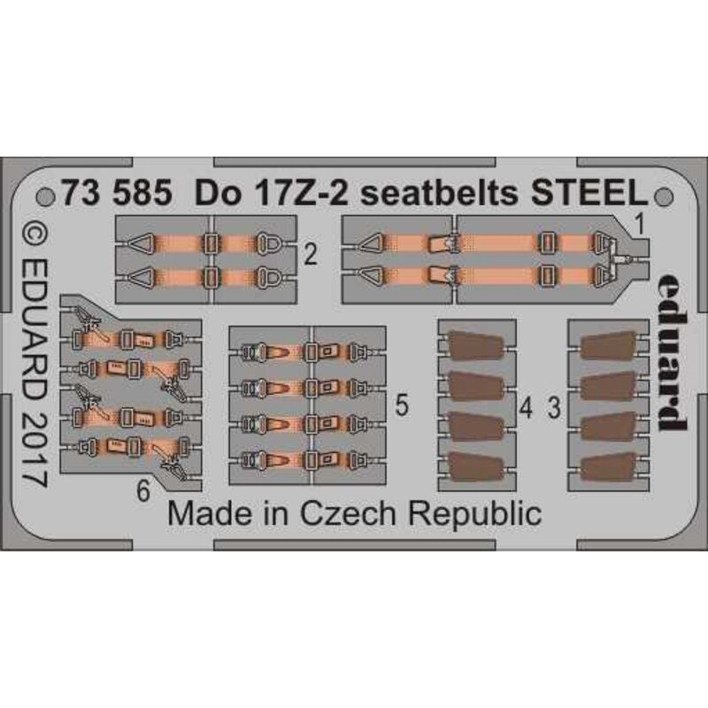 Dornier Do-17Z-2 ceintures de sécurité STEEL (conçu pour être utilisé avec les kits ICM) Avril PUBLIE. FIN MARS !!! ATTENDUS