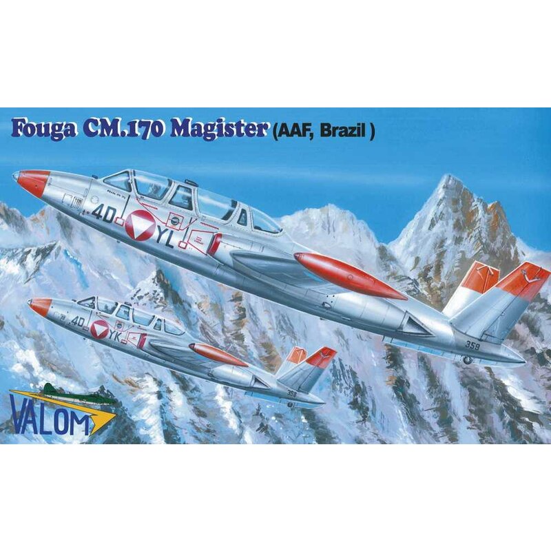 Fouga Magister CM.170 R Stickers Autriche et le Brésil