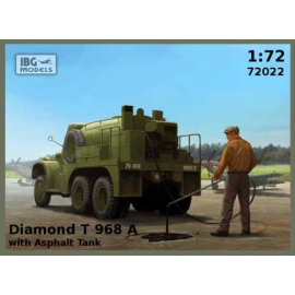 Maquette Diamant T 968A avec char d'asphalte