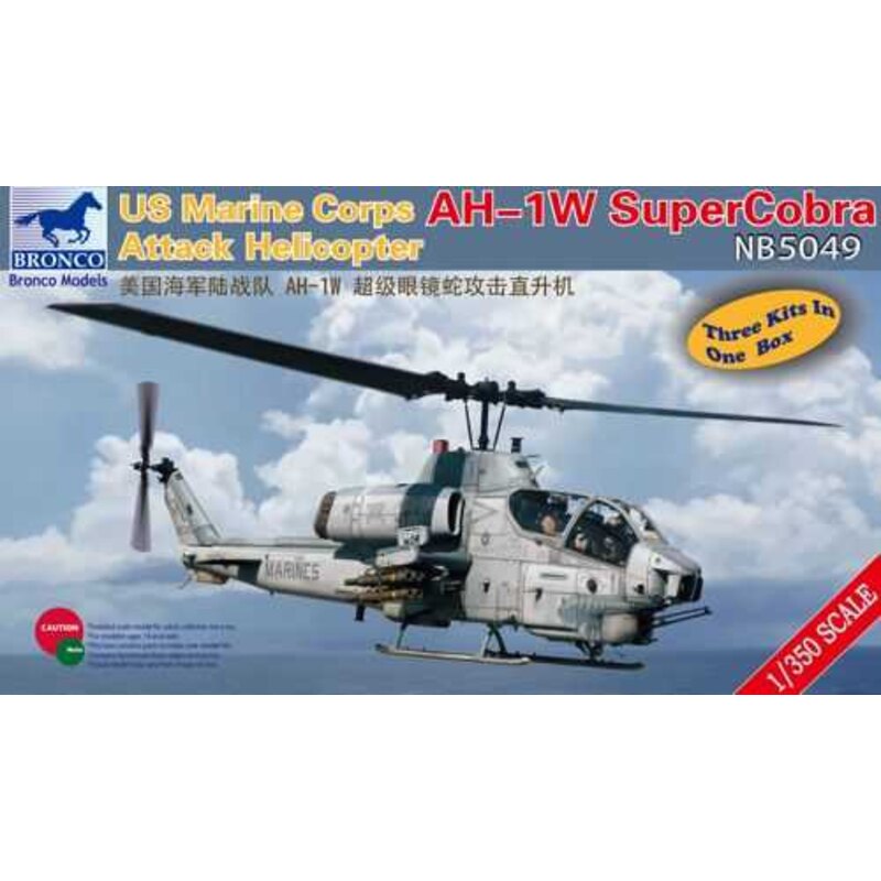 Maquette avion De Bell AH-1W Super Cobra USMC Hélicoptère d'attaque