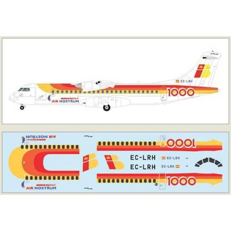 Air Nostrum (Iberia) ATR 72 - le 1000ème ATR construit avec une livrée spéciale.