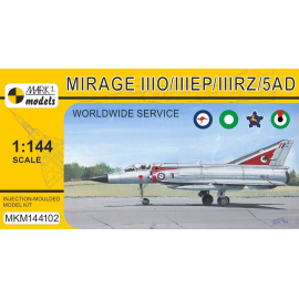 'Service mondial' Dassault Mirage IIIO / EP / RZ / 5AD (RAAF, PAF, SAAF, UAEAF) Le chasseur à réaction Mirage III a été mis au p