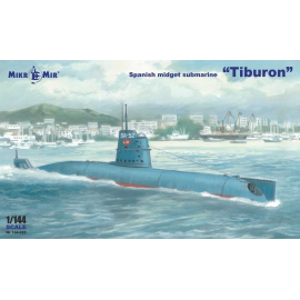 Maquette bateau Tiburon sous-marin espagnol