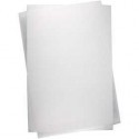 Feuilles de plastique thermorétractable, feuille 20x30 cm, brillant transparent, 100flles