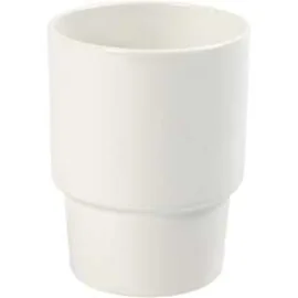 Cuisine Tasse en porcelaine, h: 11 cm, d: 8,5 cm, blanc, 1pièce