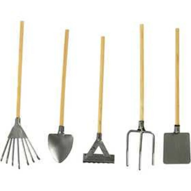 Outils de jardin, L: 11 cm, 5pièces