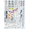 Décal McDonnell Douglas F/A-18A Hornet McDonnell Douglas F/A-18C Hornet (3) USN 162415/Red 01 VFA-127 Sand Aggressor scheme NAS 