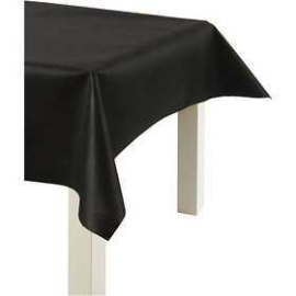 Nappe de table ou immitation tissu, noir, l: 125 cm, 70 g/m2, 10m