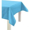 Nappe de table ou immitation tissu, turquoise, l: 125 cm, 70 g/m2, 10m