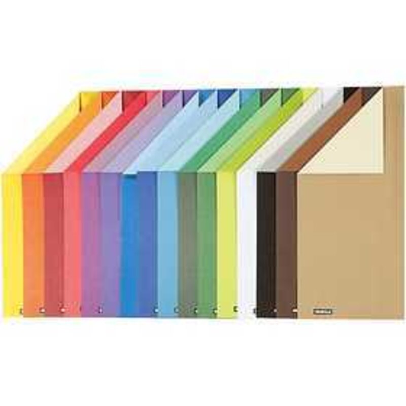 Papiers divers Color Bar - Assortiment, A4 210x297 mm, 250 gr, unicoloré, 16flles. ass.