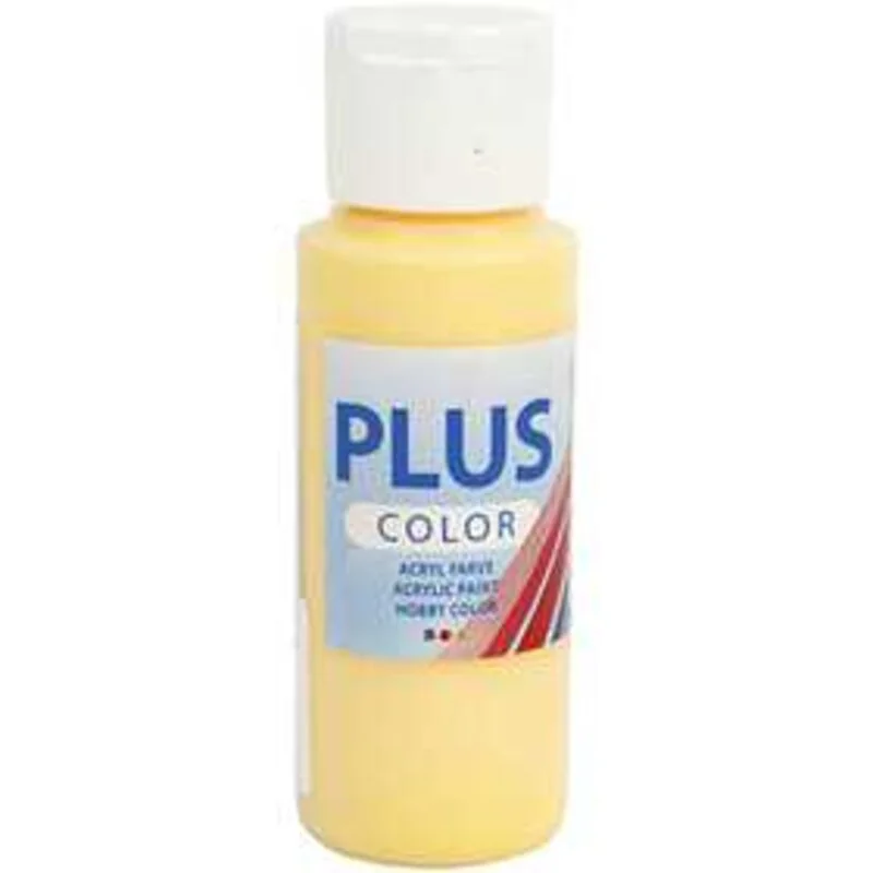 Plus Color Peinture acrylique, crocus yellow, 60ml