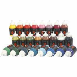  Peinture Pigment Art School, Couleurs assorties, 24x500ml