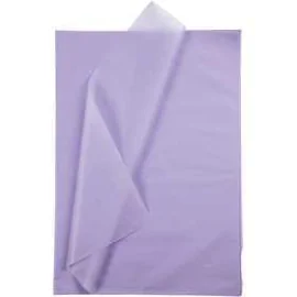 Papier de soie, feuille 50x70 cm, 14 gr, mauve clair, 25flles