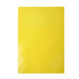  Papier glacé, feuille 32x48 cm, 80 gr, jaune, 25flles