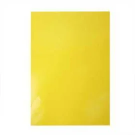  Papier glacé, feuille 32x48 cm, 80 gr, jaune, 25flles