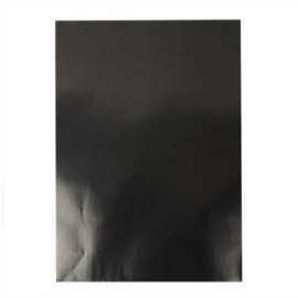  Papier glacé, feuille 32x48 cm, 80 gr, noir, 25flles
