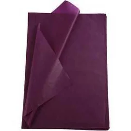 Papier de soie, feuille 50x70 cm, 14 gr, bordeaux, 25flles