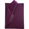 Papier de soie, feuille 50x70 cm, 14 gr, bordeaux, 25flles