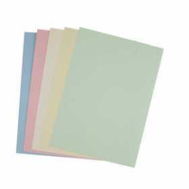  Papier cartonné pastel, A4 210x297 mm, 160 gr, couleurs pastel, 210flles. ass.