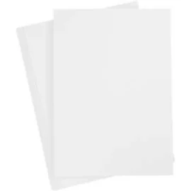 Papier cartonné A4 blanc, A4 210x297 mm, 210-220 gr, blanc, 10flles