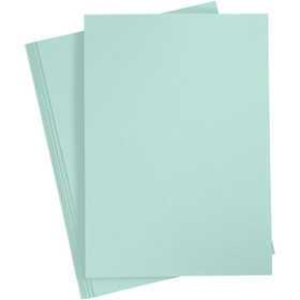 Papiers divers Papier cartonné, bleu clair, A4 210x297 mm, 220 gr, 10pièces