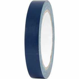 Ruban tissu, l: 19 mm, bleu, 25m