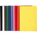 Papier velours, A4 21x30 cm, 140 gr, Couleurs assorties, 10flles