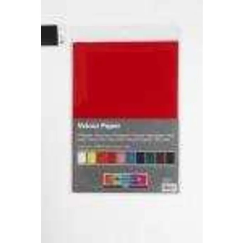 Papier velours, A4 21x30 cm, 140 gr, Couleurs assorties, 10flles