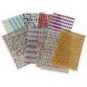 Rangs de pierres de strass, d: 4-6 mm, feuille 16x9,5 cm, Couleurs assorties, 10flles