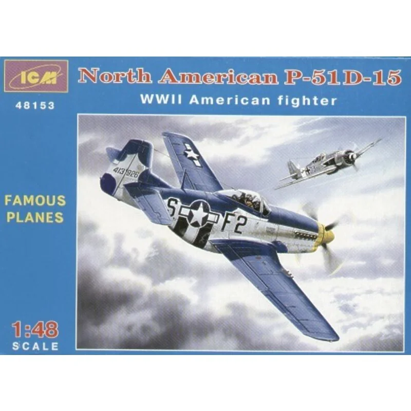 marque generique - Maquette D'assemblage D'avion P-51 à L'échelle 1:48 Pour  Adulte Blanc - Voitures - Rue du Commerce