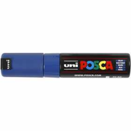 Marqueur Uni Posca, trait: 8 mm, PC-8K , bleu, large, 1pièce