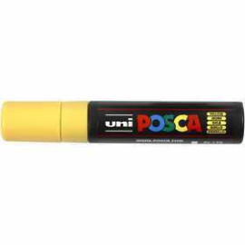 Marqueur Uni Posca, trait: 15 mm, PC-17K , jaune, extra large, 1pièce