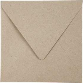 Enveloppes carrées noires 15,5x15,5 cm 100 pcs