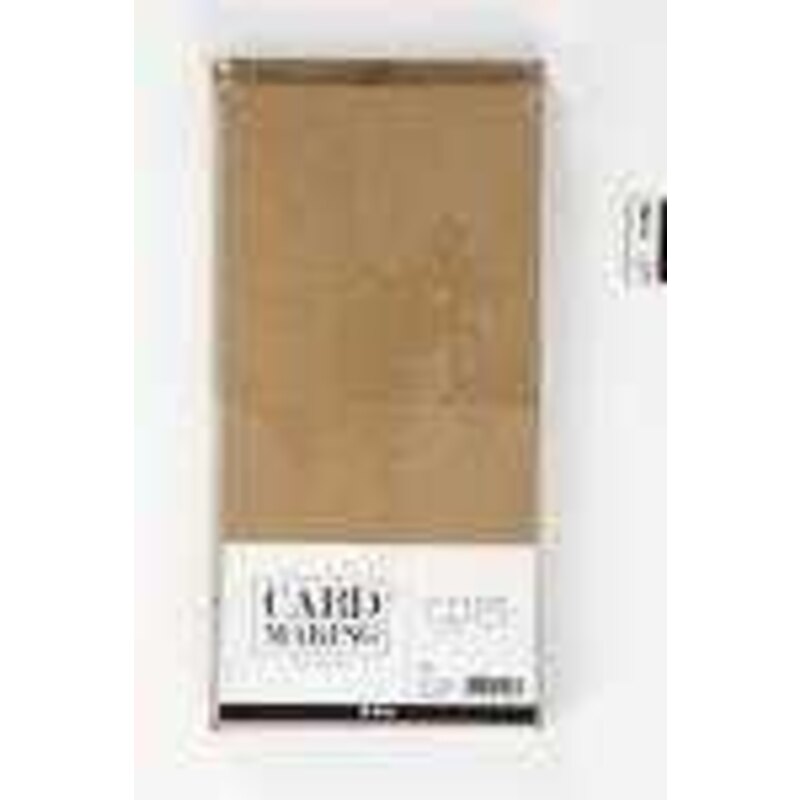 Cartes & Enveloppes, dimension carte 15x15 cm, dimension enveloppes 16x16 cm, naturel, 50sets