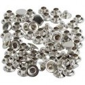 Rivets, d: 7 mm, argent, 50pièces