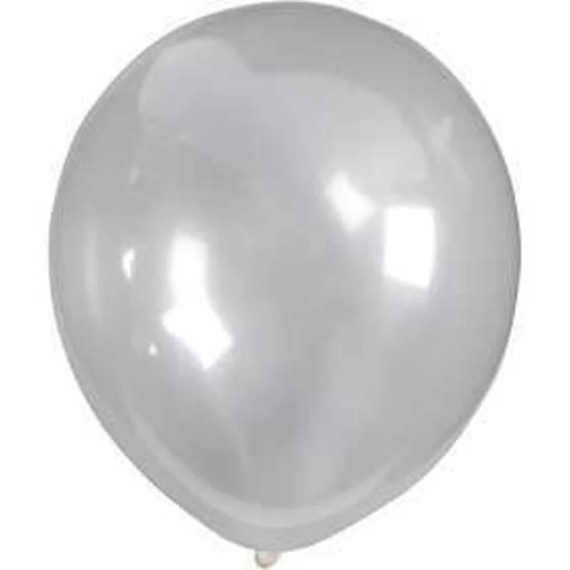 Ballons, transparent, d: 23 cm, ronds, 10pièces