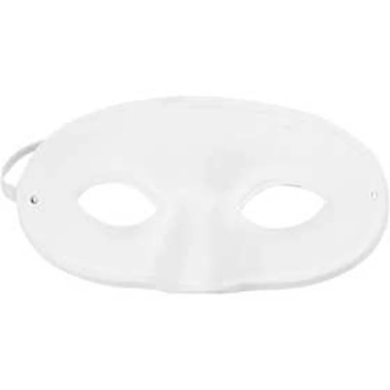 Masque demi-visage, h: 9,5 cm, l: 18,5 cm, 10pièces