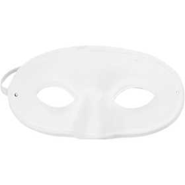 Masque demi-visage, h: 9,5 cm, l: 18,5 cm, 10pièces