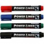  Power Liner, trait: 1,5-3 mm, Couleurs assorties, 4assortis