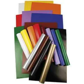 Papier glacé, feuille 32x48 cm, 80 gr, Couleurs assorties, 11x25flles