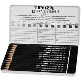  Crayons de dessin Lyra Art Design - Set, 12pièces