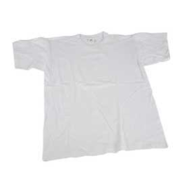 T-shirt, dim. 12-14 ans, l: 44 cm, blanc, col rond, 1pièce