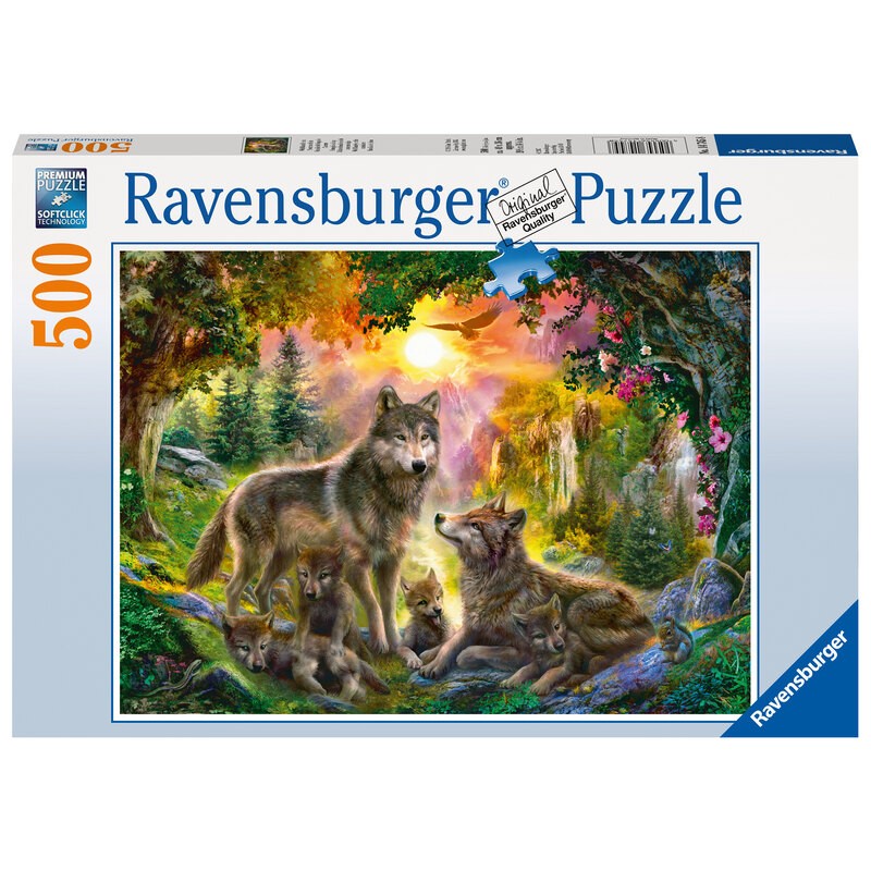 Ravensburger - 2 x Puzzle 500 pièces - Famille d…