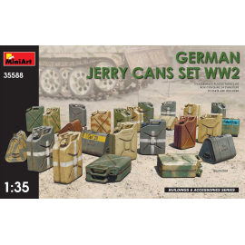  LE SET DE JERRY CANS ALLEMAND WWIIKIT CONTIENT 24 OPTIONS DE MONTAGE DE JERRY CANS2 DE JERRY CAN LIDS4 TYPES DE PIÈCES ALLEMAND