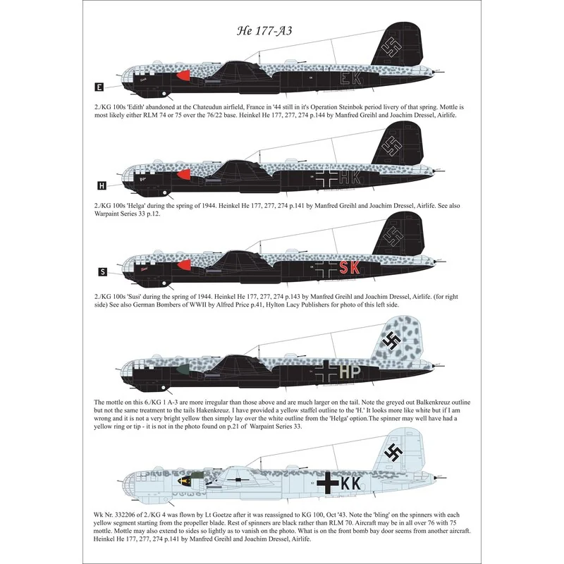 Décal Heinkel He-177A-3 [He-177A-5]