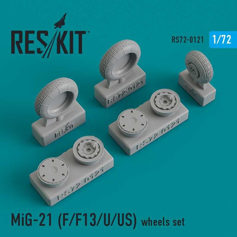 Roues Mikoyan MiG-21F / MiG-21F13 / MiG-21U / MiG-21US) (conçues pour être utilisées avec les kits Academy, Airfix, Condor Ukrai