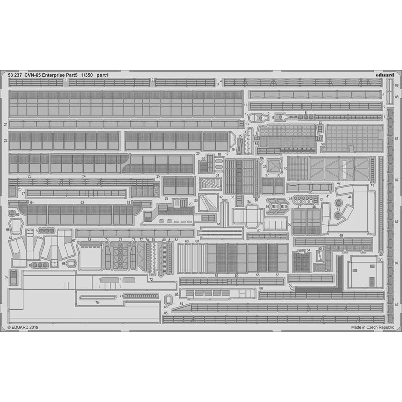 CVN-65 Enterprise pt.5 1/350 (conçu pour être utilisé avec les kits Tamiya)