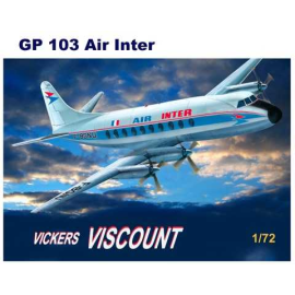 Vickers Viscount 700 avec décalques pour Air Inter